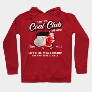 Santa's Coal Club Member Hoodie